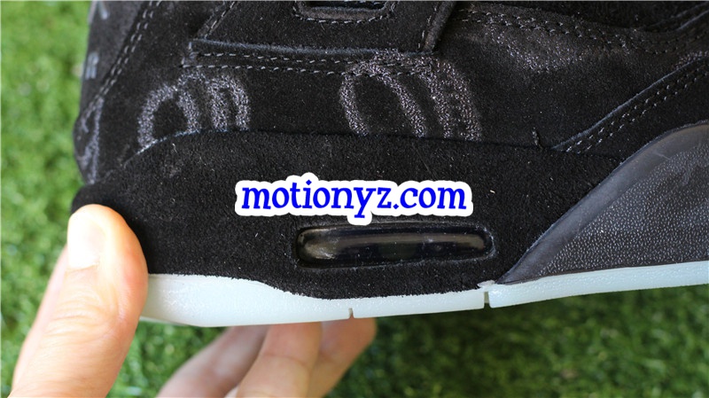 Authentic Kaws x Air Jordan 4 Cool Black